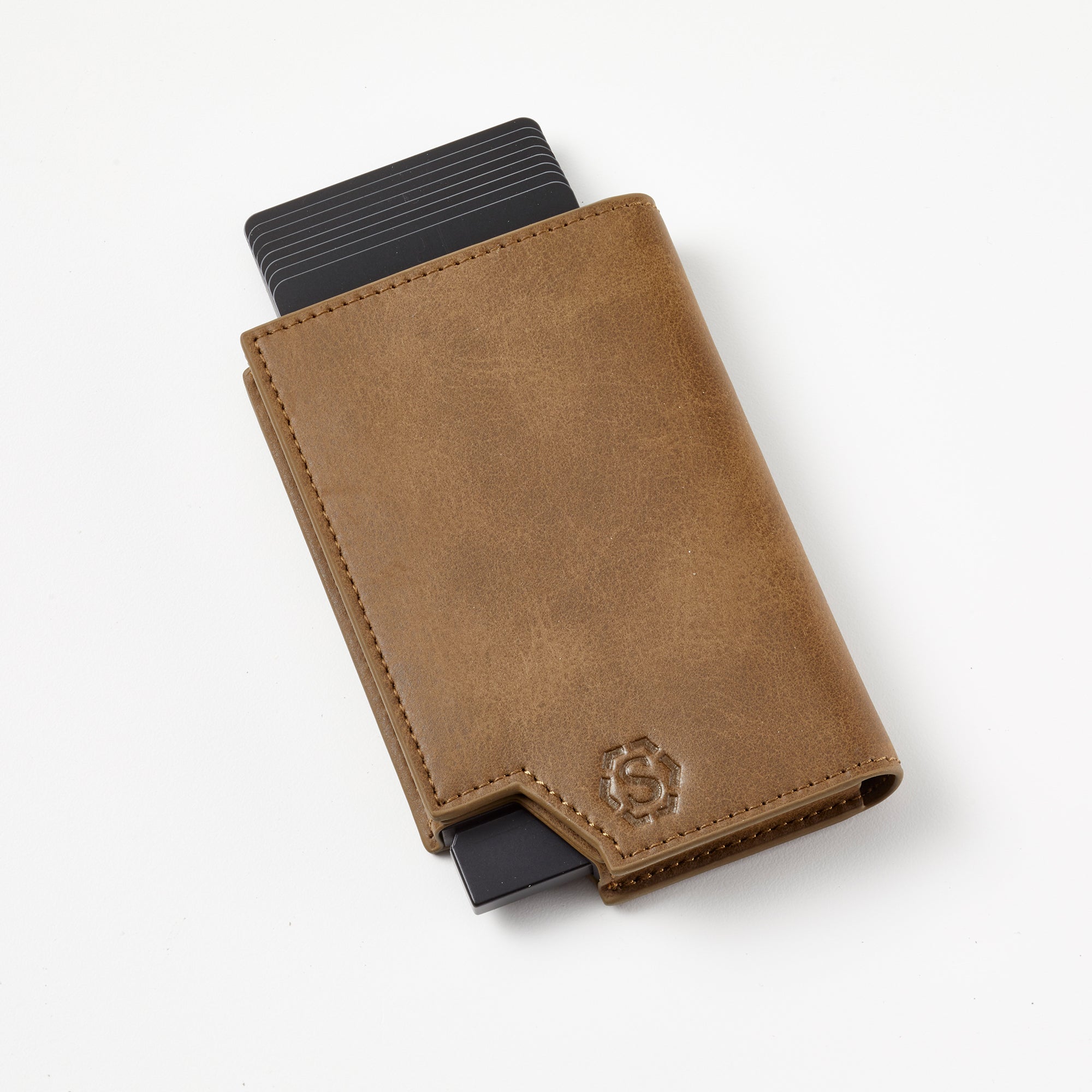 Deluxe Pasjeshouder Kaki + GPS Tracker