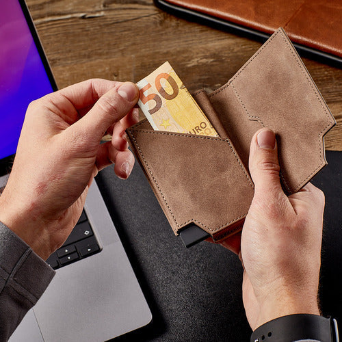 Deluxe Pasjeshouder Taupe