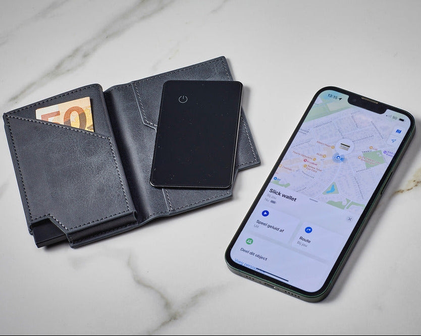 Deluxe Pasjeshouder Blauwgrijs