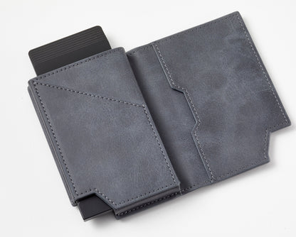 Deluxe Pasjeshouder Blauwgrijs