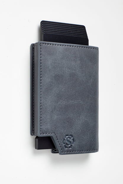 Deluxe Pasjeshouder Blauwgrijs