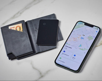 Deluxe Pasjeshouder Blauwgrijs