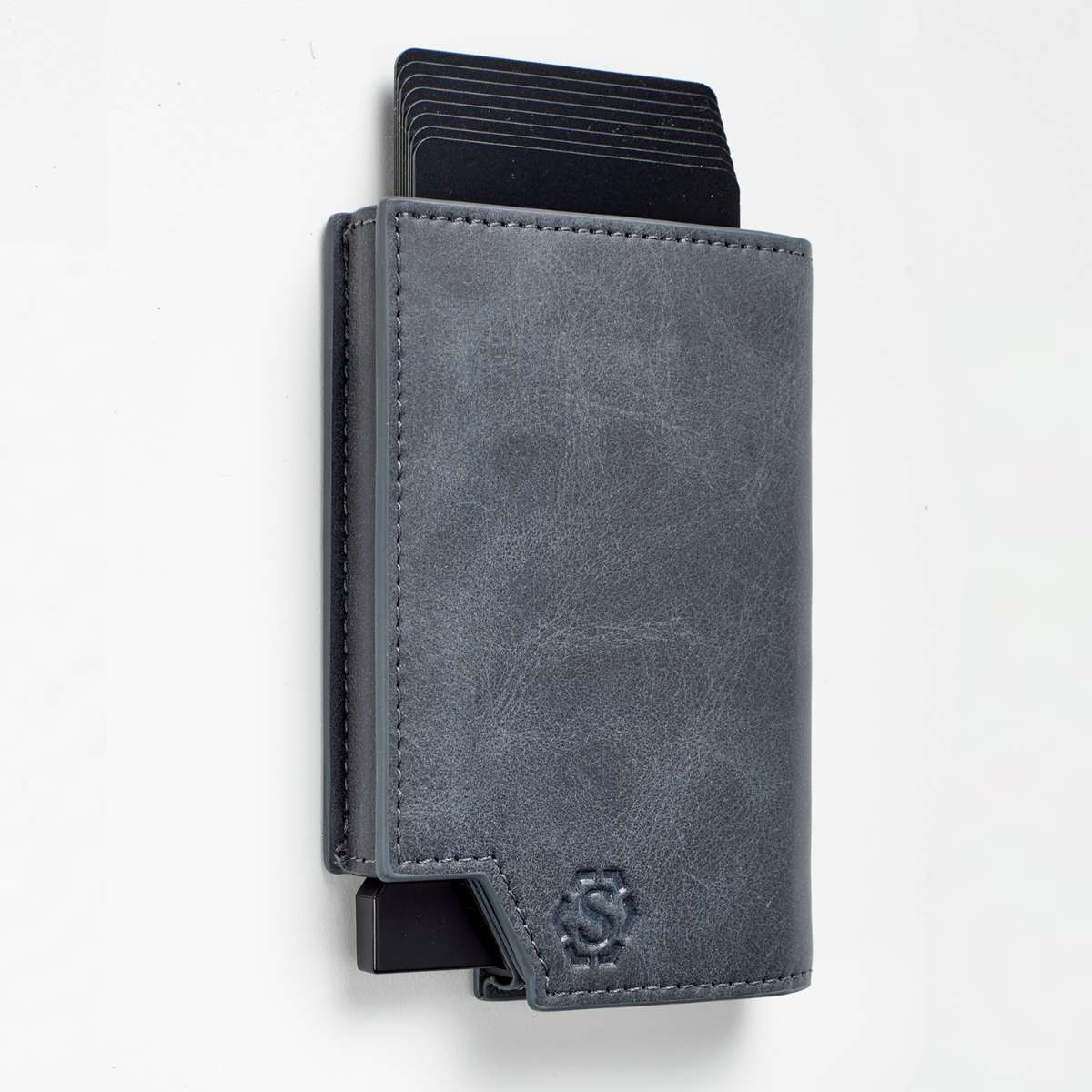 Deluxe Pasjeshouder Blauwgrijs