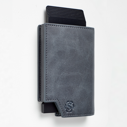 Deluxe Pasjeshouder Blauwgrijs